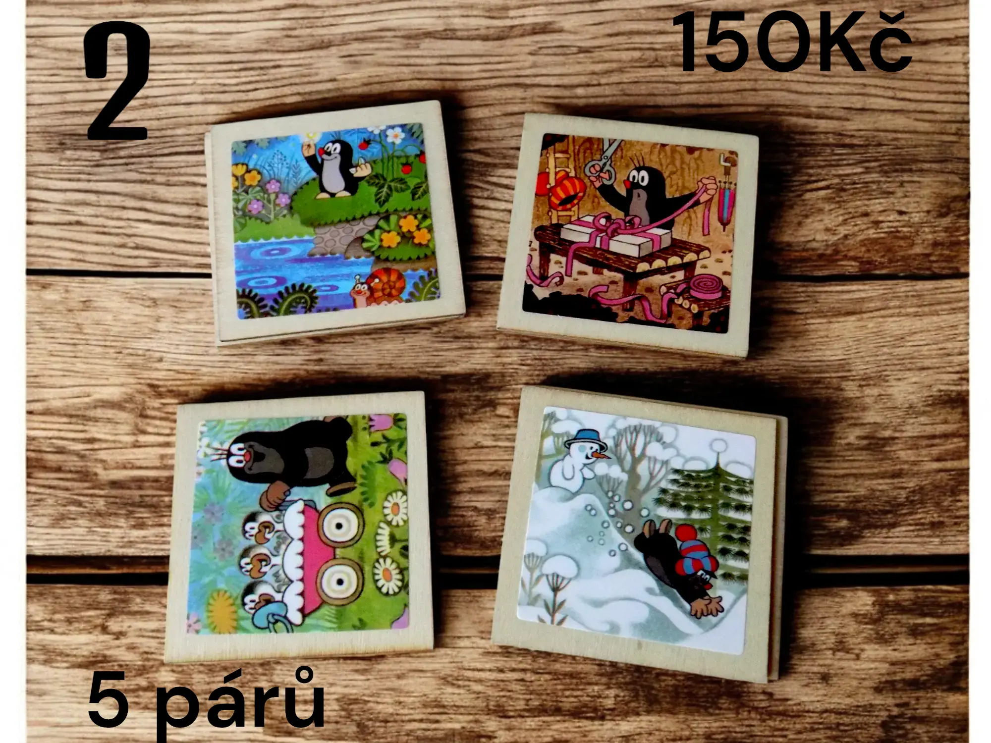 Pexeso hranaté