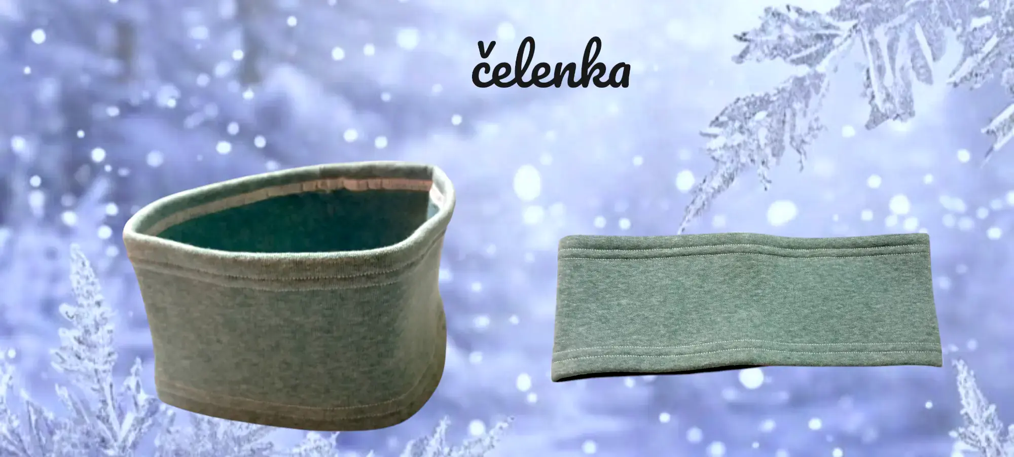 Pletená čelenka